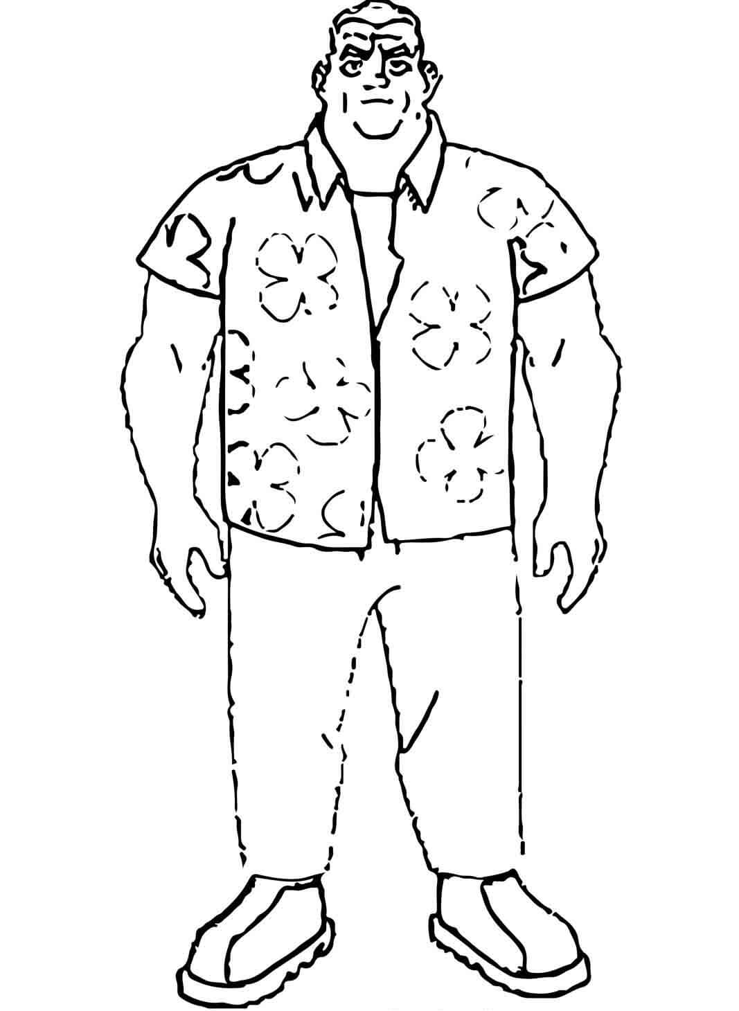 Desenho de Ben 10 para imprimir