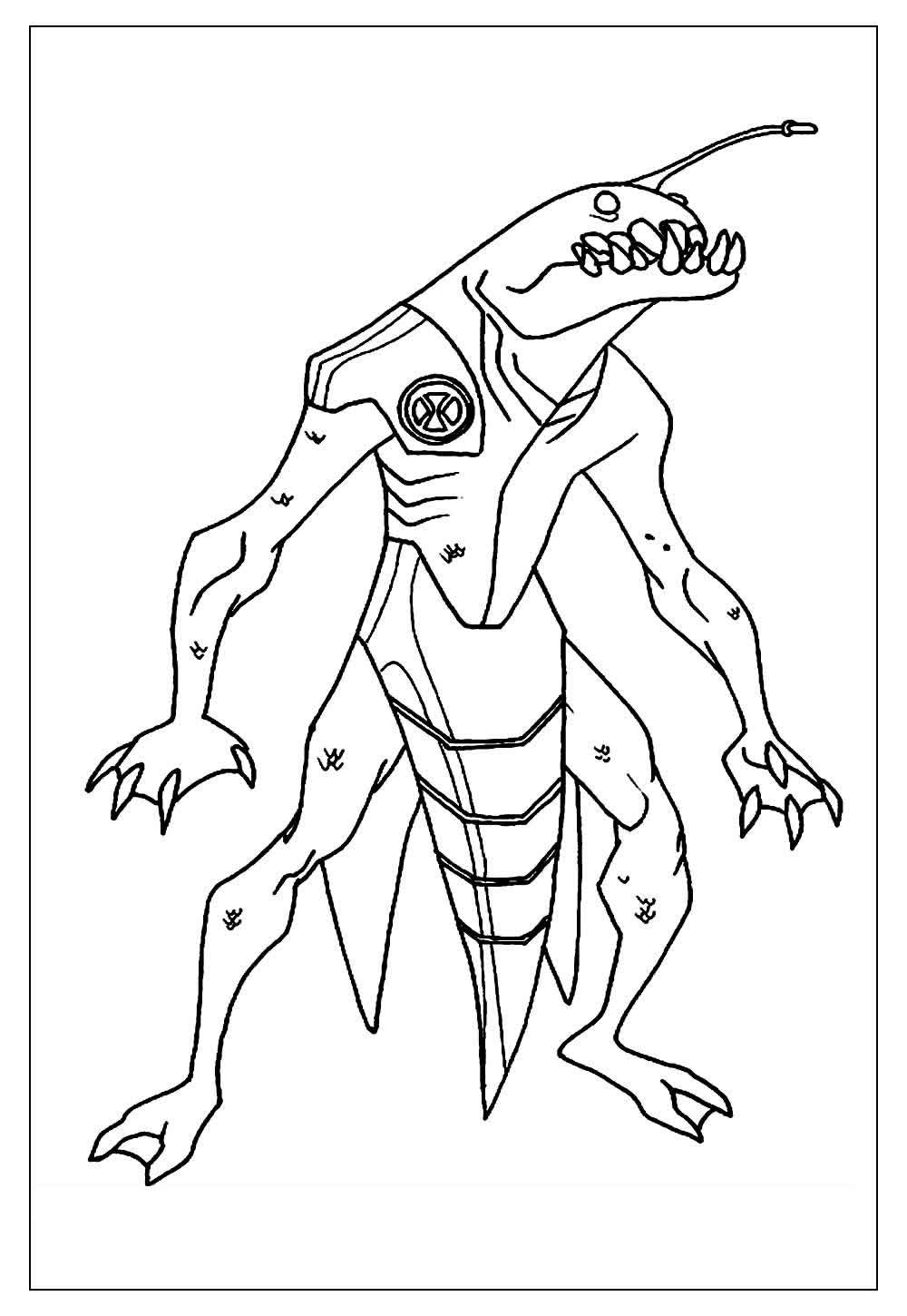 Desenho de Ben 10 para imprimir