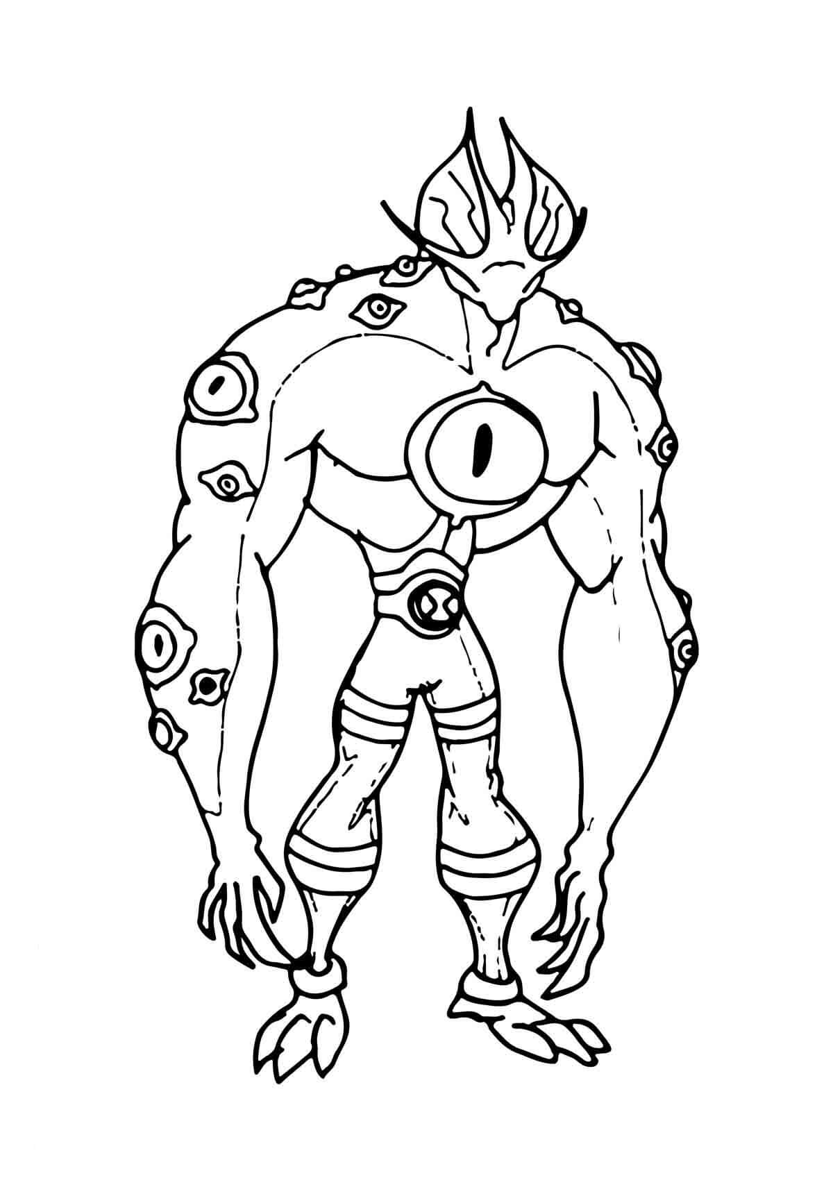 Desenho de Ben 10 para imprimir