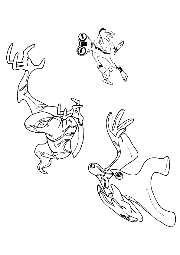 Desenho de Ben 10 para imprimir