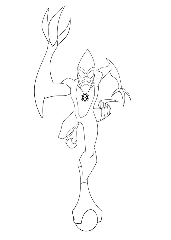 Desenho de Ben 10 para imprimir