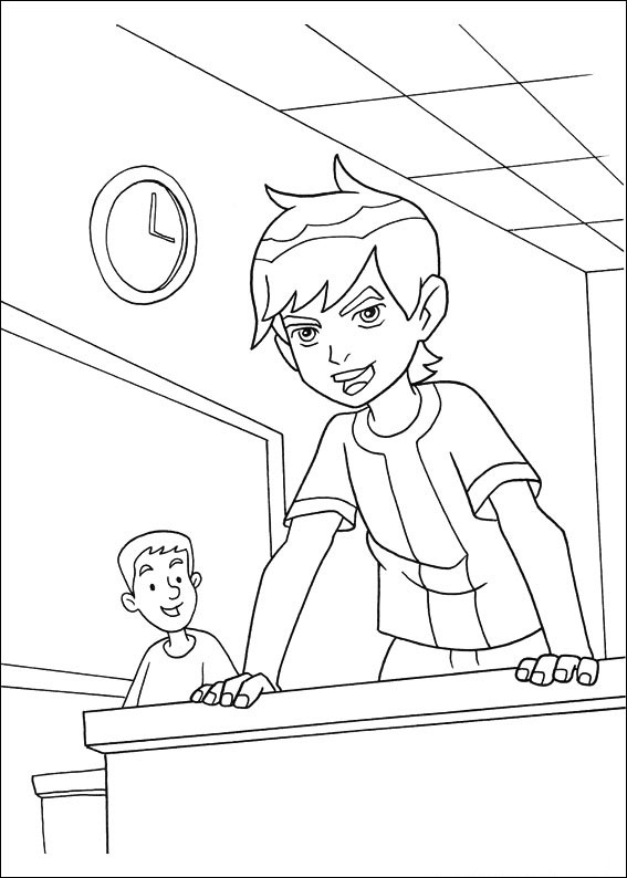 Desenho de Ben 10 para imprimir