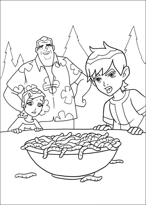 Desenho de Ben 10 para imprimir
