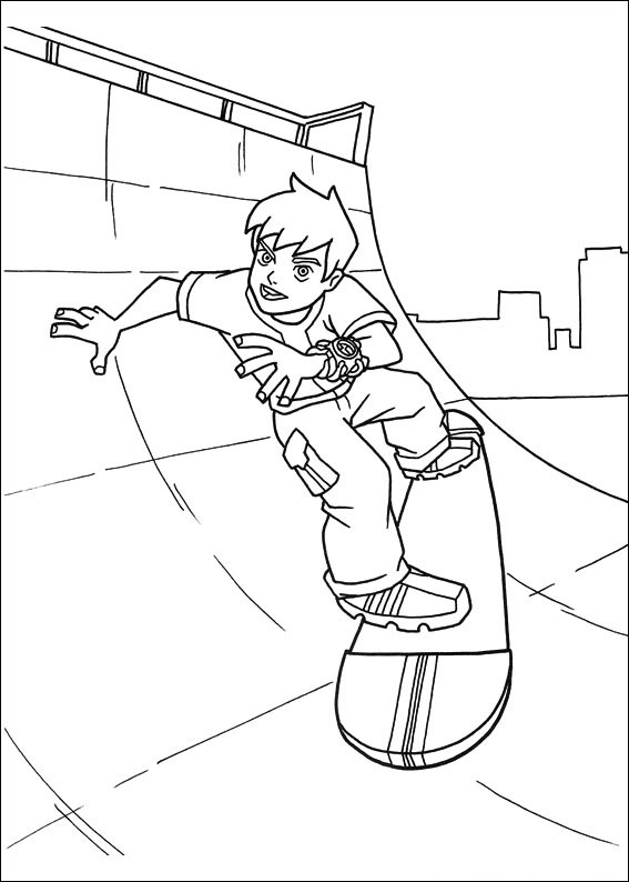 Desenho de Ben 10 para imprimir