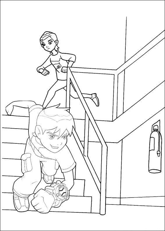 Desenho de Ben 10 para imprimir