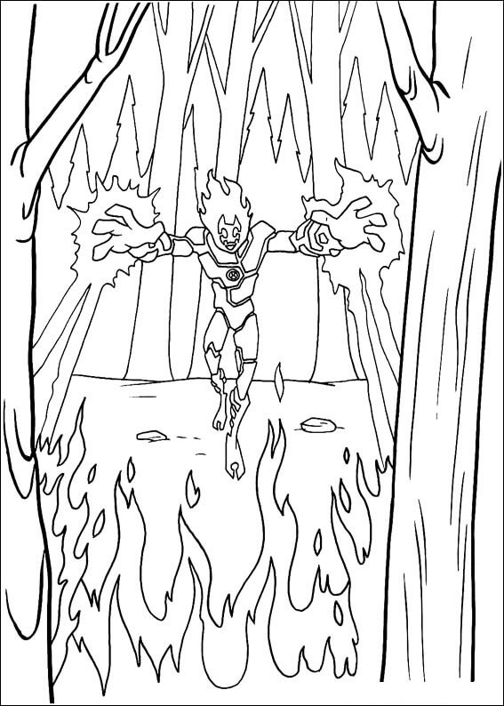 Desenho de Ben 10 para imprimir