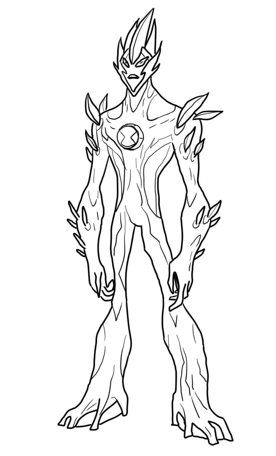 Desenho de Ben 10 para imprimir