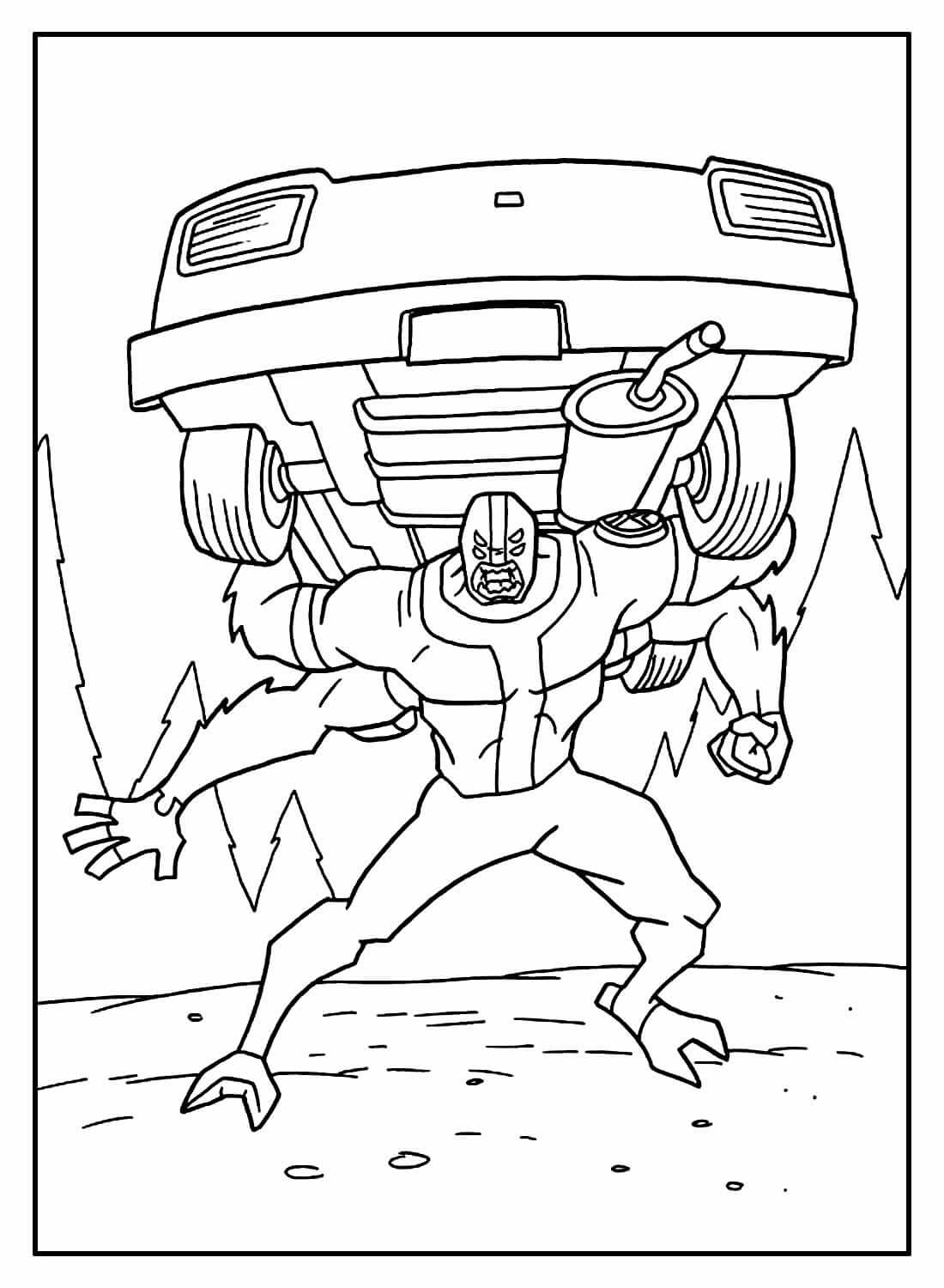 Desenho de Ben 10 para imprimir