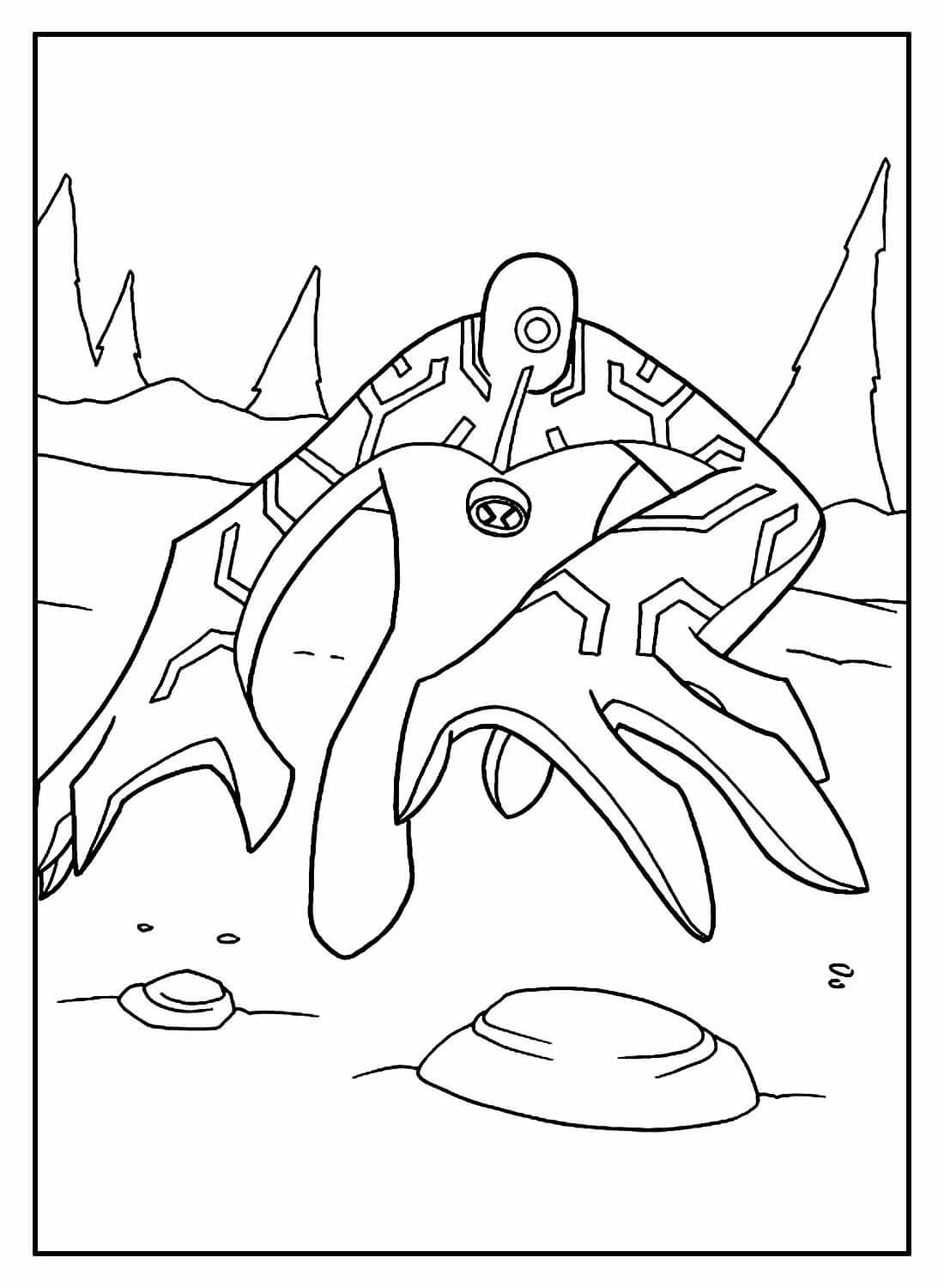 Desenho de Ben 10 para imprimir