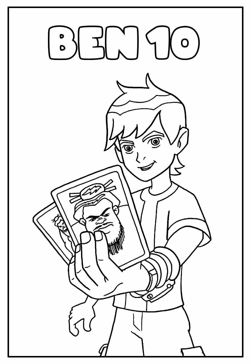 Desenho de Ben 10 para imprimir