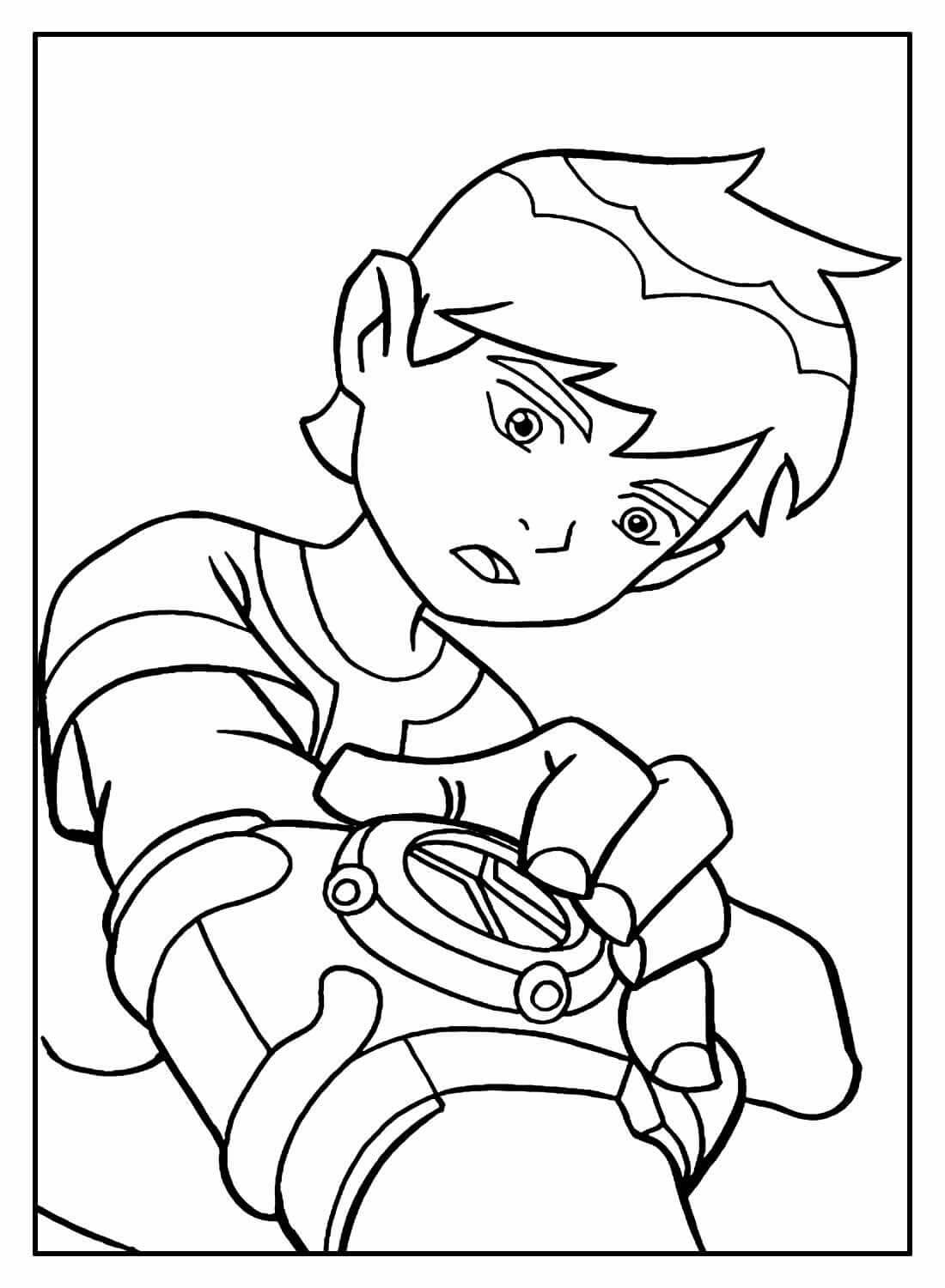 Desenho de Ben 10 para imprimir