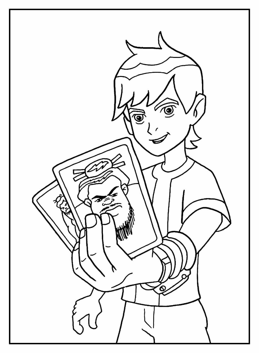 Desenho de Ben 10 para imprimir
