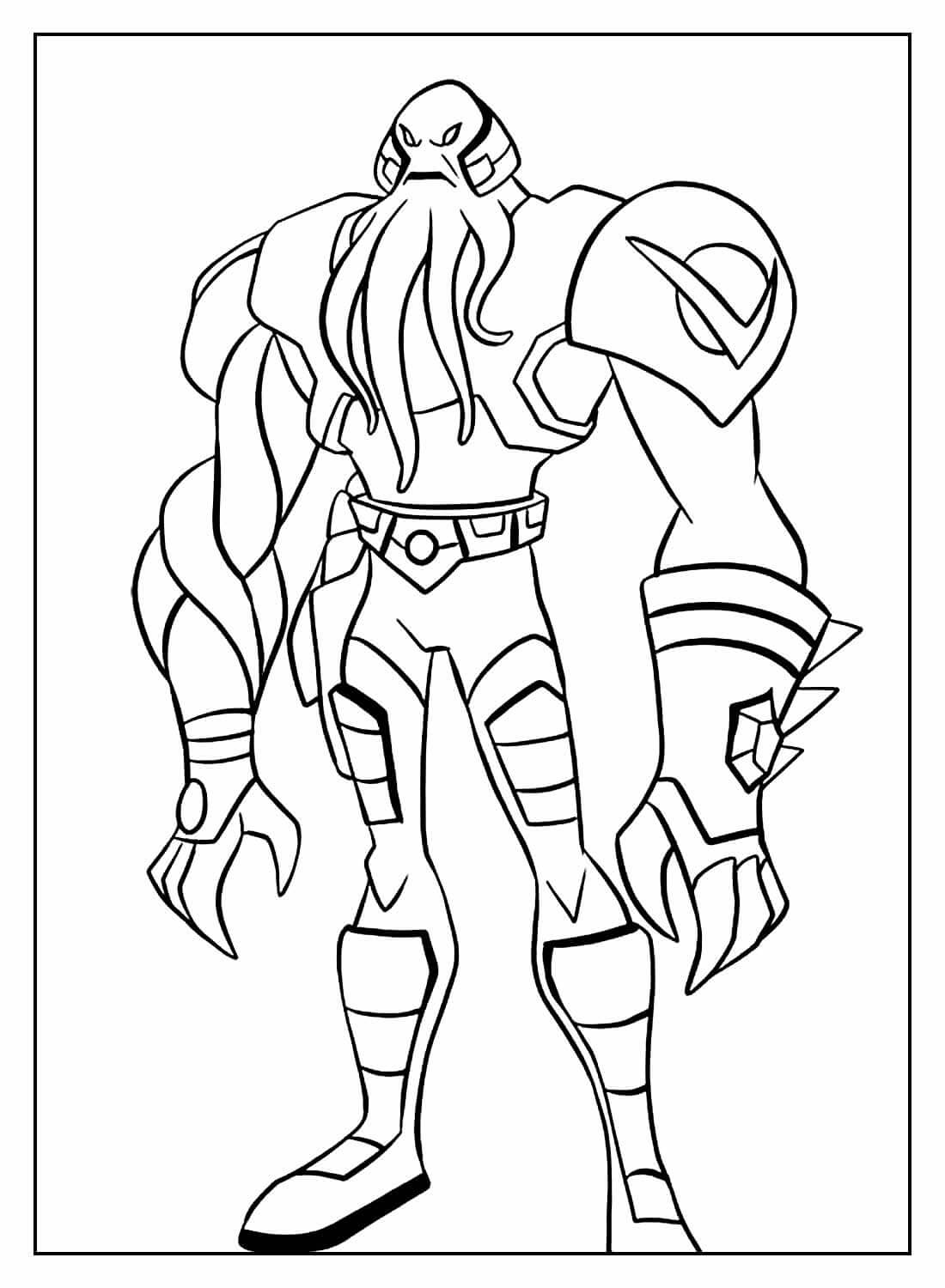Desenho de Ben 10 para imprimir
