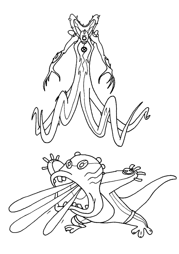 Desenho de Ben 10 para imprimir