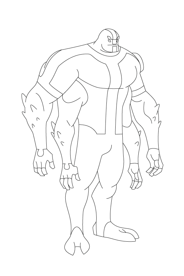 Desenho de Ben 10 para imprimir