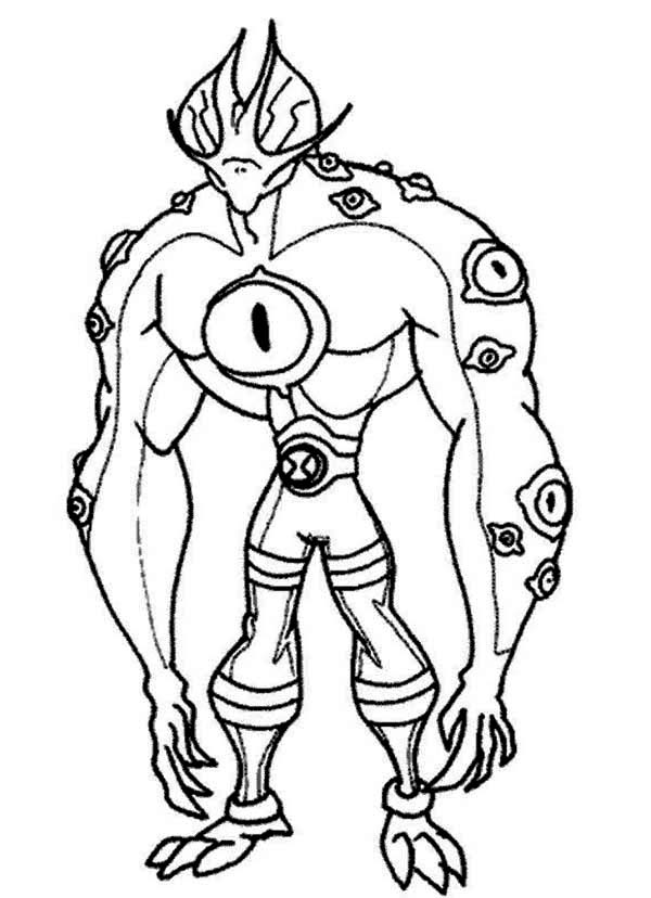 Desenho de Ben 10 para imprimir
