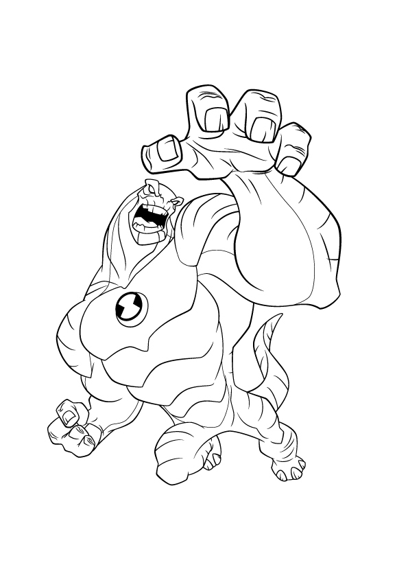 Desenho de Ben 10 para imprimir