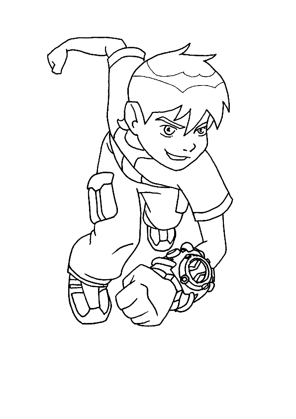 Desenho de Ben 10 para imprimir