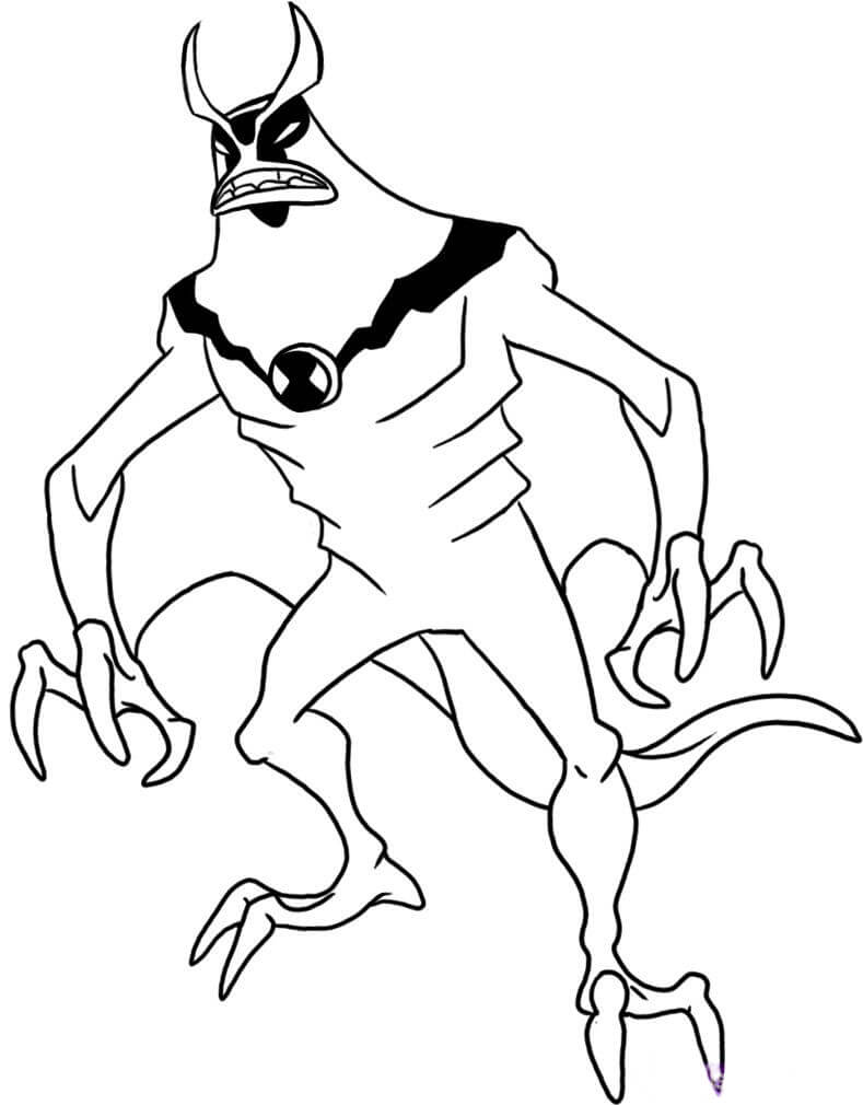 Desenho de Ben 10 para imprimir