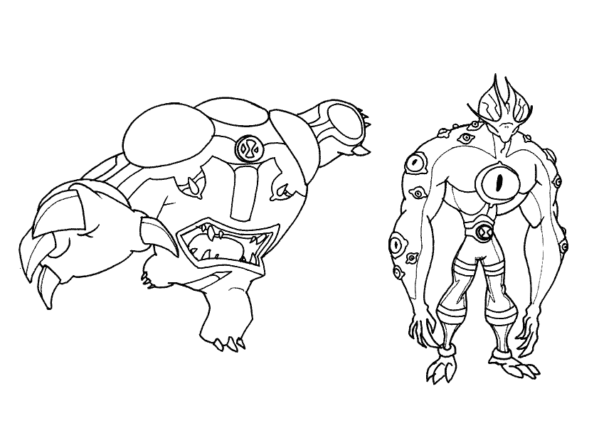 Desenho de Ben 10 para imprimir