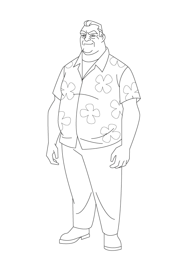 Desenho de Ben 10 para imprimir