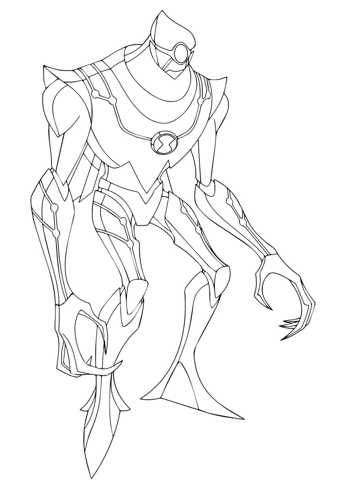 Desenho de Ben 10 para imprimir