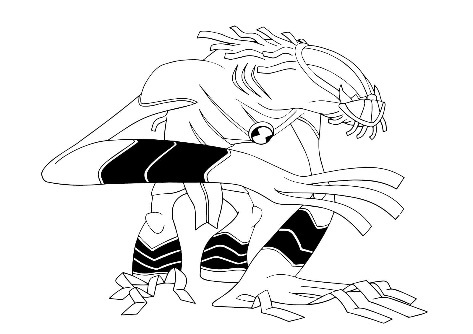 Desenho de Ben 10 para imprimir