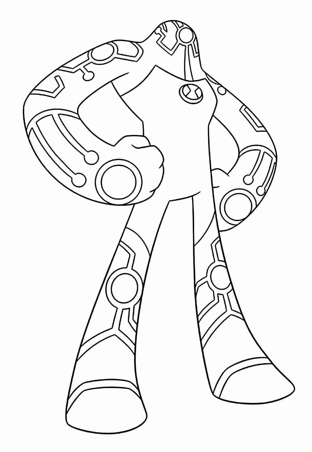 Desenho de Ben 10 para imprimir