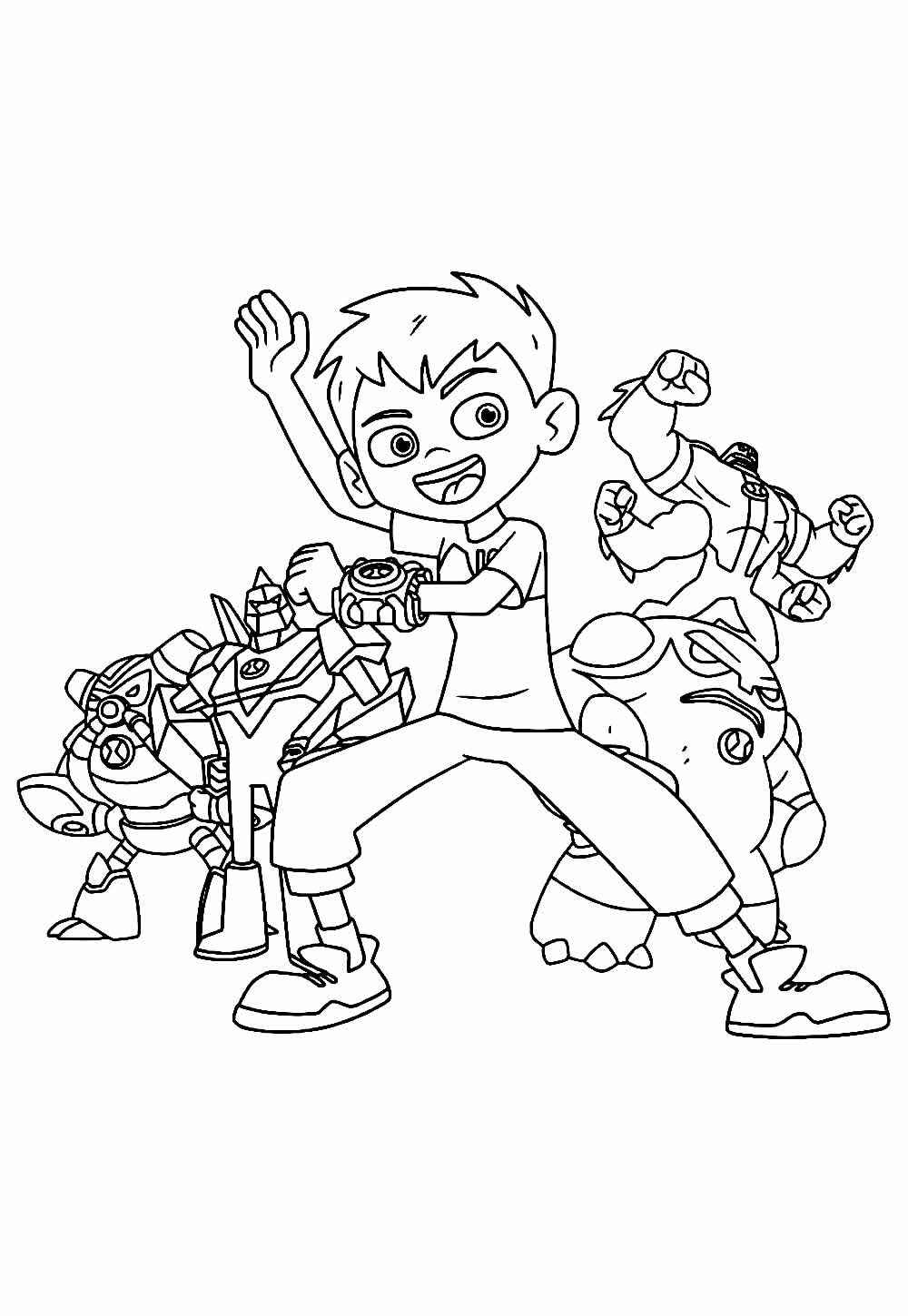 Desenho de Ben 10 para imprimir