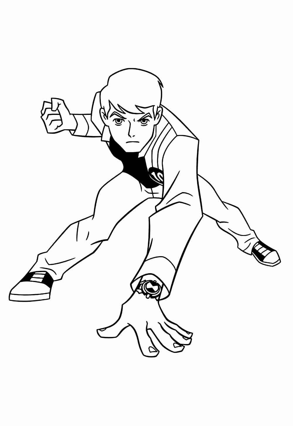 Desenho de Ben 10 para imprimir