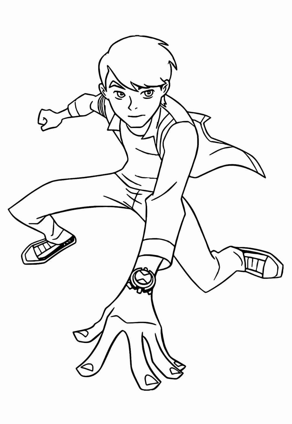 Desenho de Ben 10 para imprimir