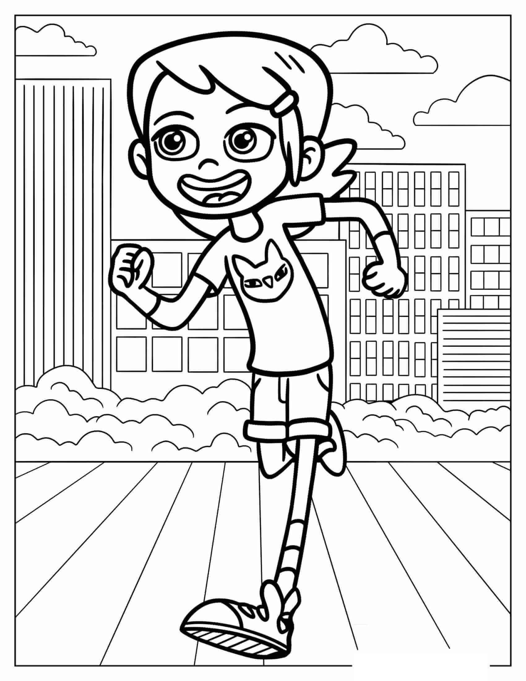 Desenho de Ben 10 para imprimir
