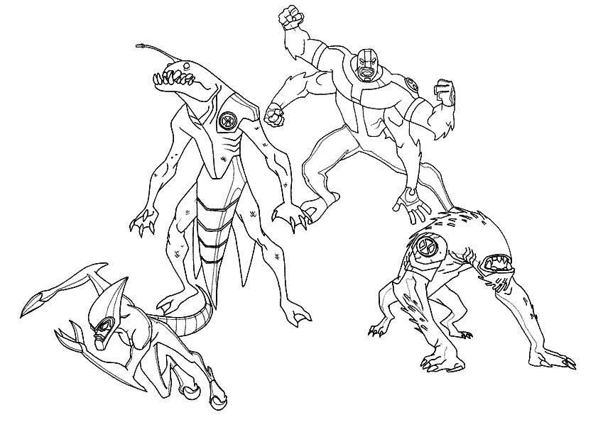 Desenho de Ben 10 para imprimir