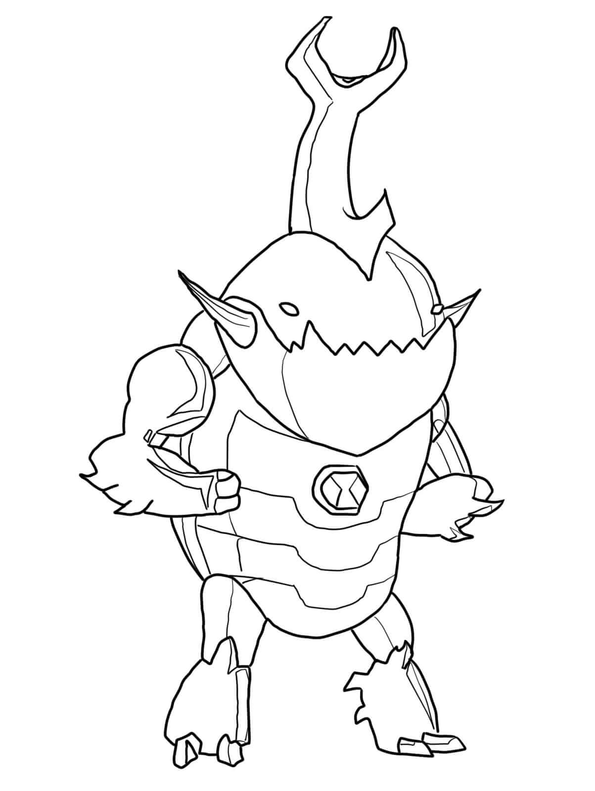 Desenho de Ben 10 para imprimir