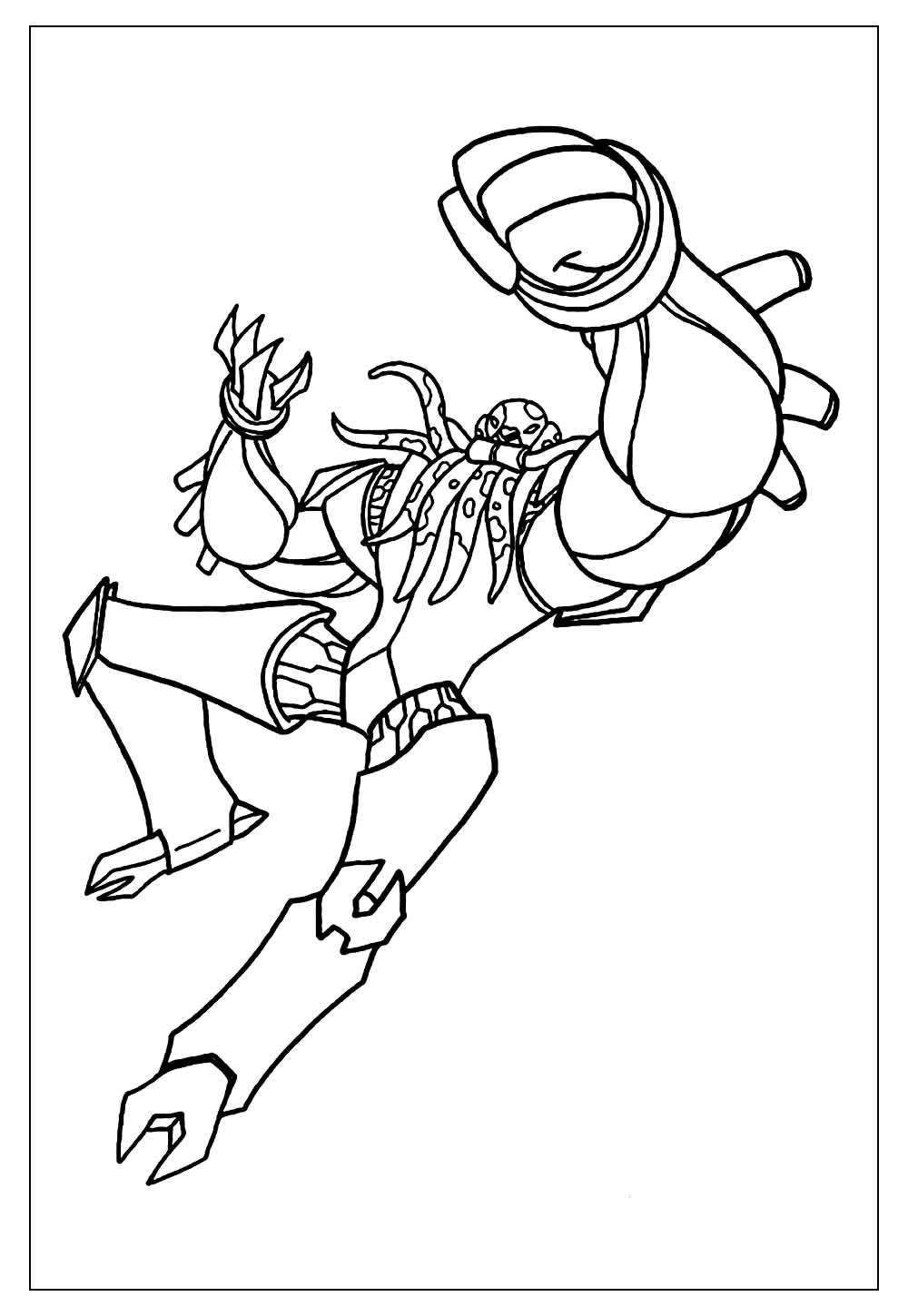 Desenho de Ben 10 para imprimir
