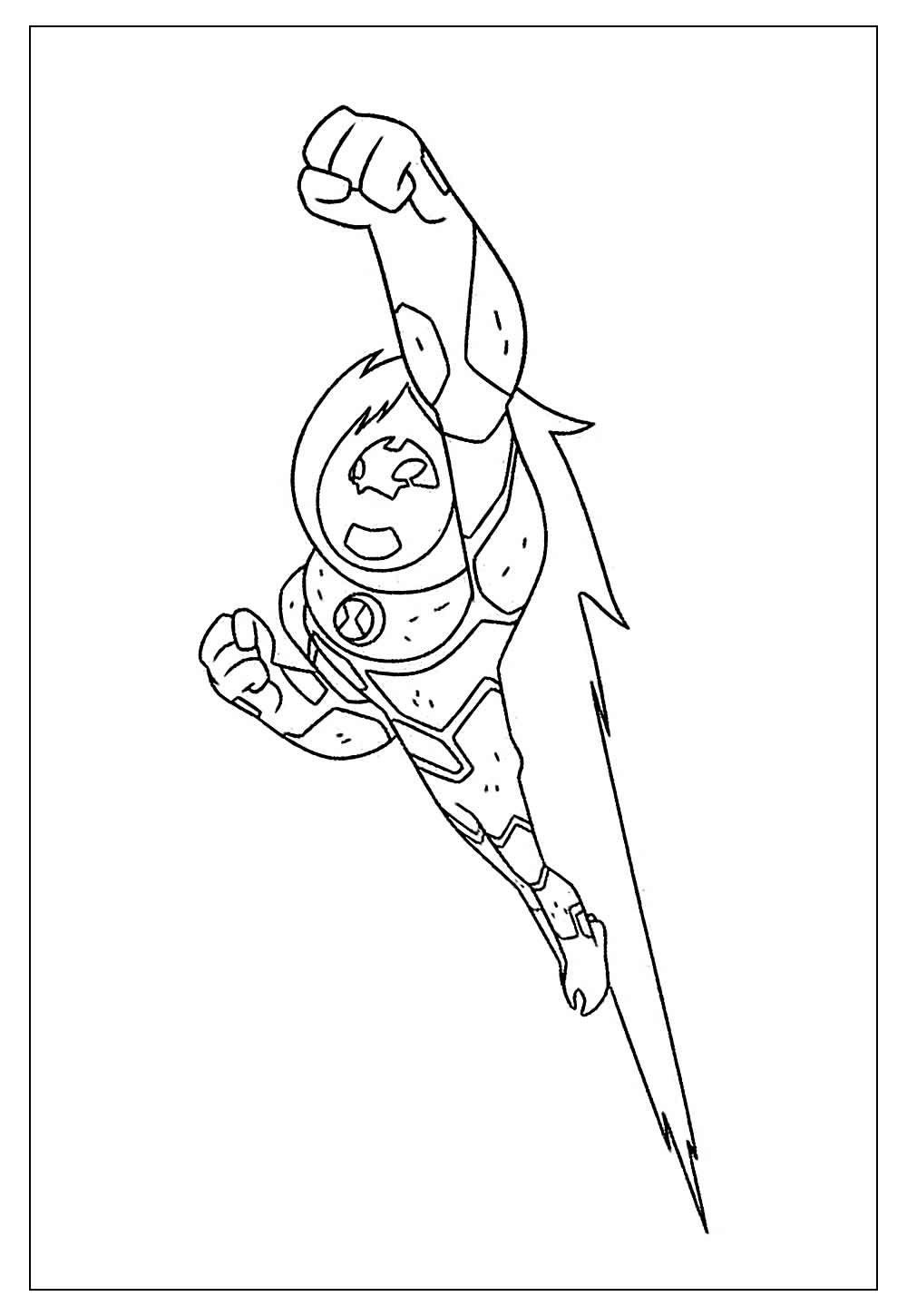 Desenho de Ben 10 para imprimir