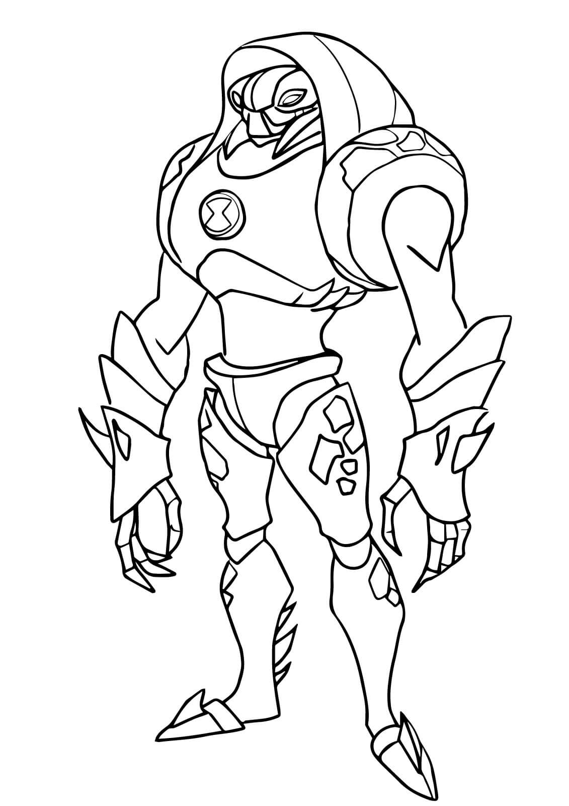 Desenho de Ben 10 para imprimir