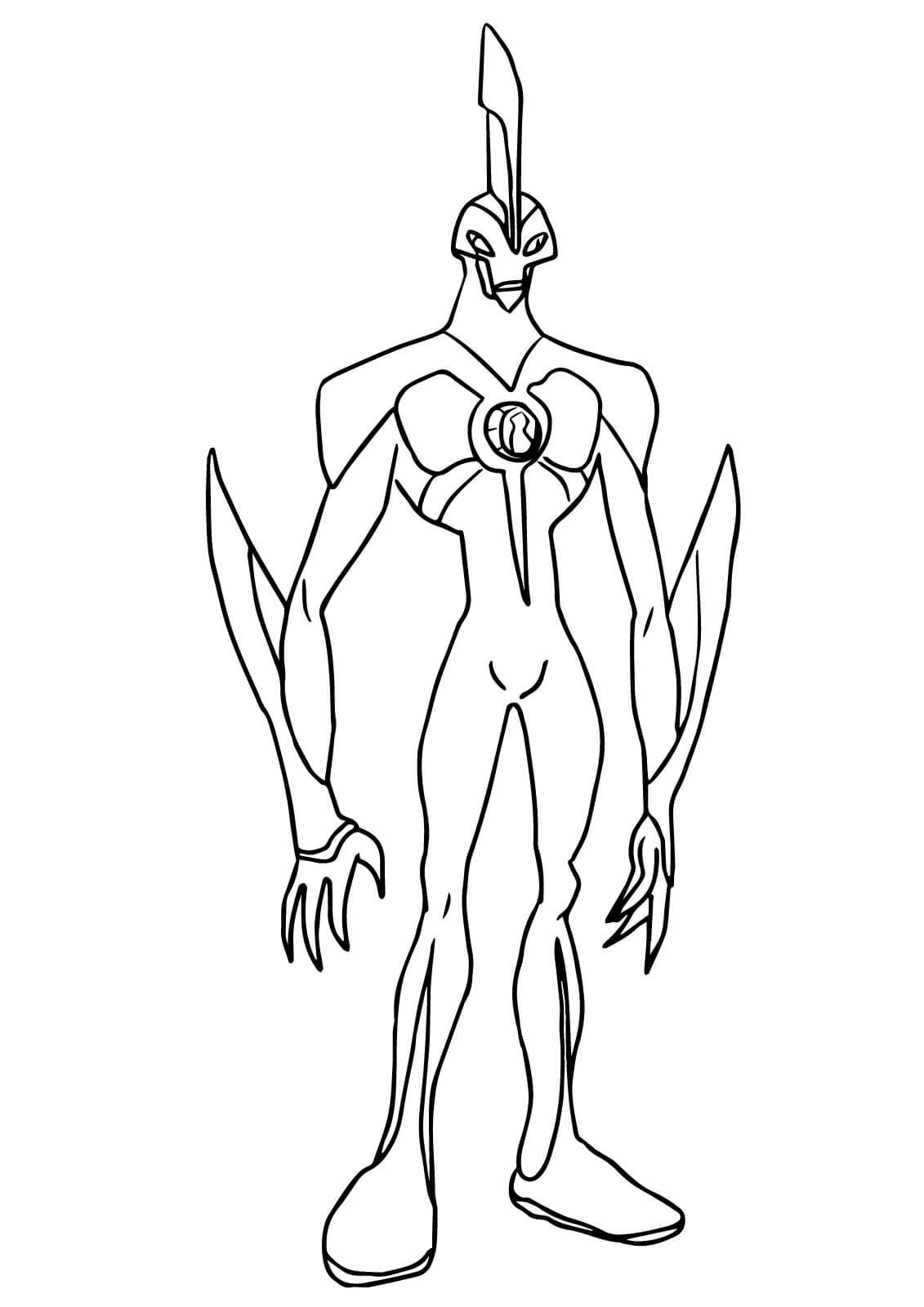 Desenho de Ben 10 para imprimir