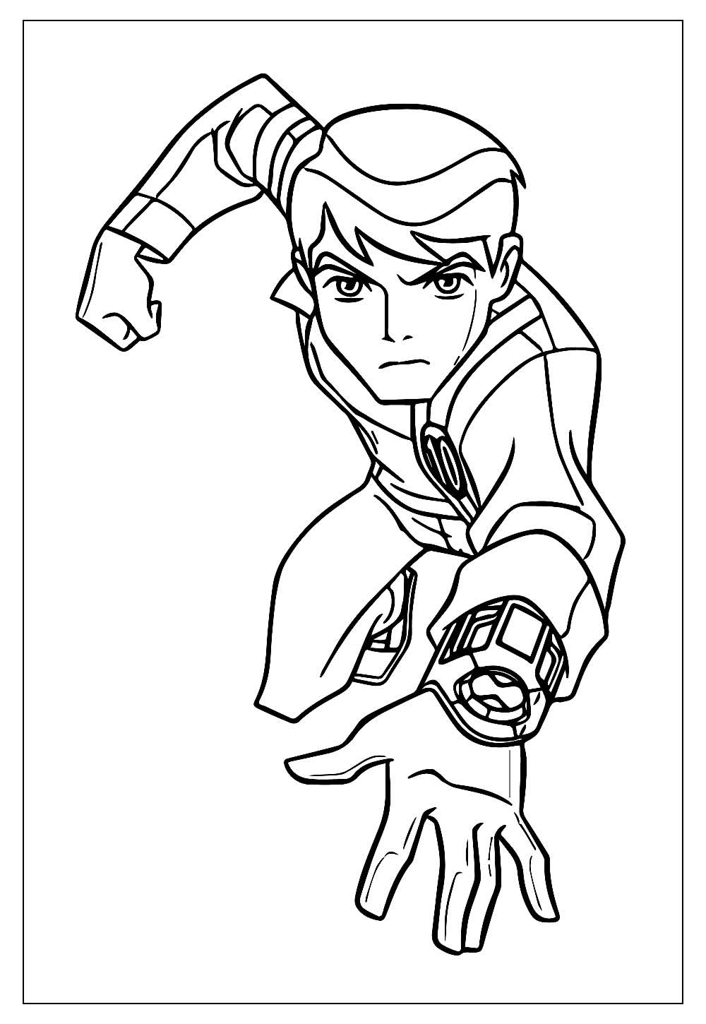 Desenho de Ben 10 para imprimir