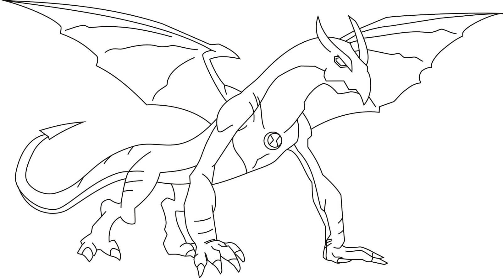 Desenho de Ben 10 para imprimir