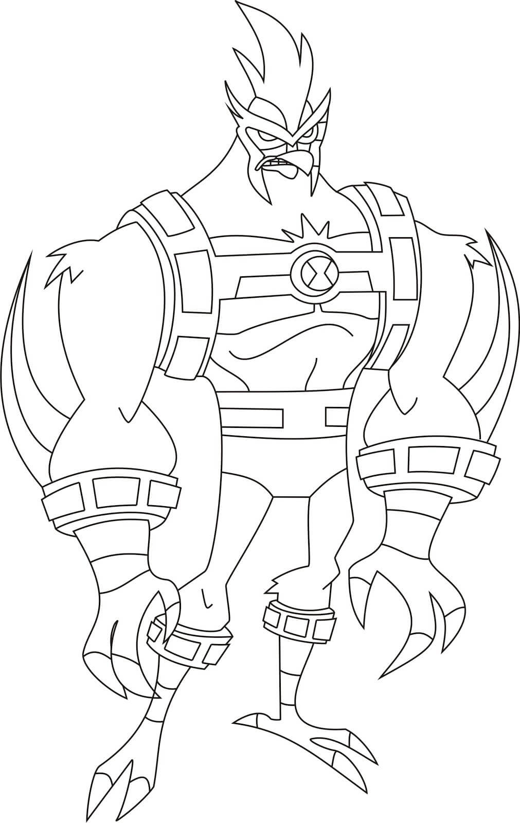 Desenho de Ben 10 para imprimir