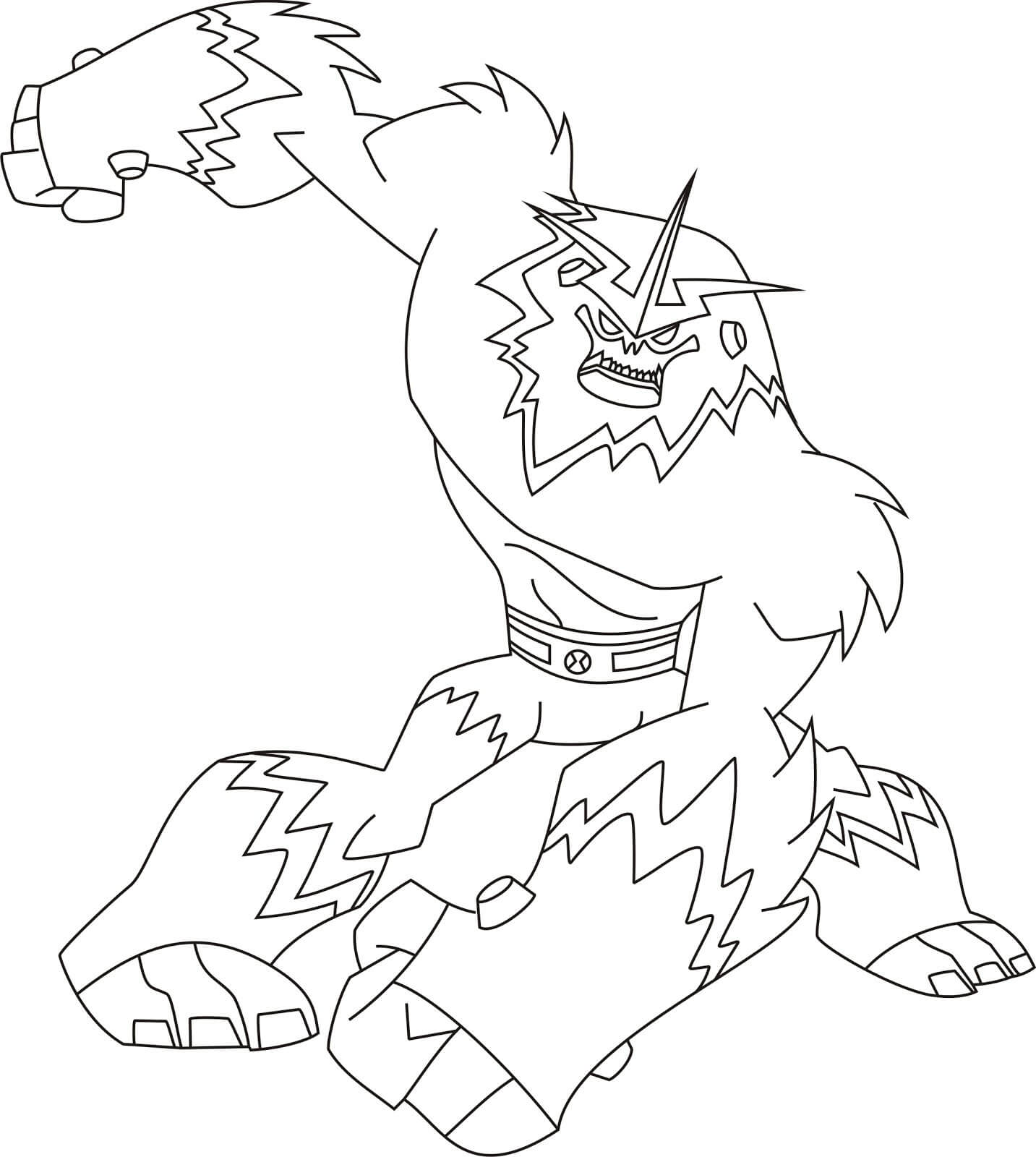 Desenho de Ben 10 para imprimir