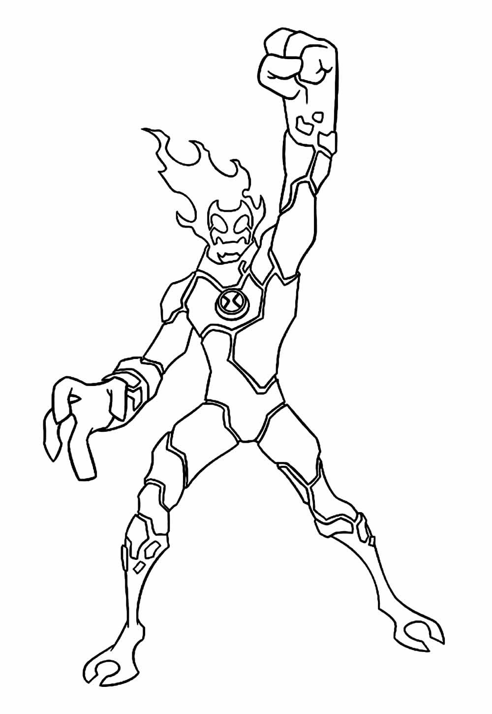 Desenho de Ben 10 para imprimir
