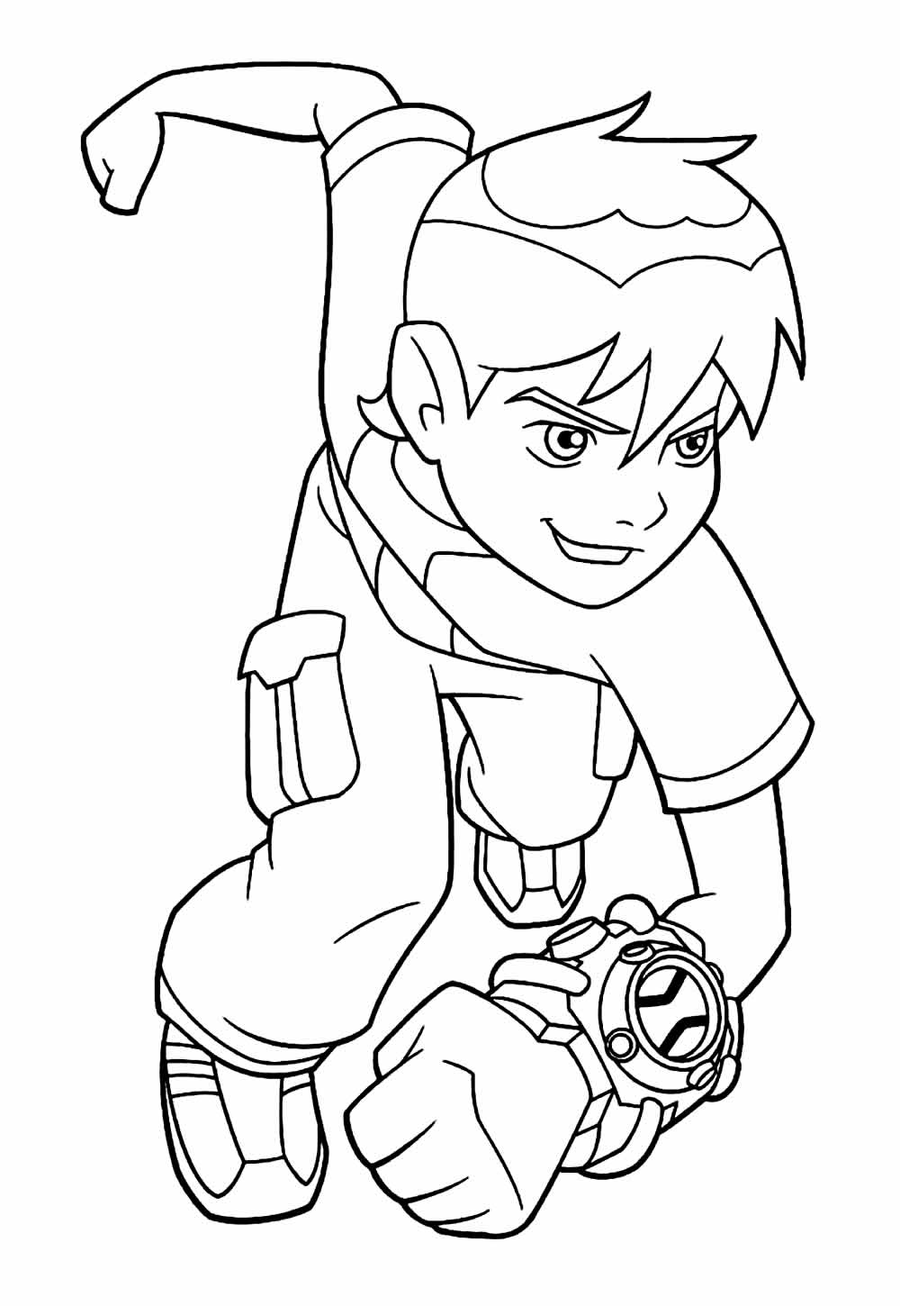 Desenho de Ben 10 para imprimir