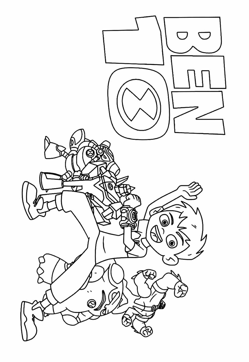 Desenho de Ben 10 para imprimir