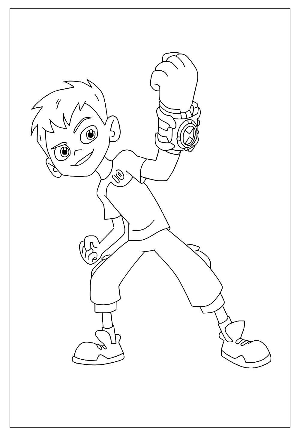Desenho de Ben 10 para imprimir