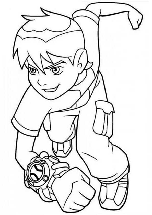 Desenho de Ben 10 para imprimir