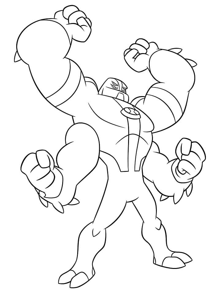 Desenho de Ben 10 para imprimir