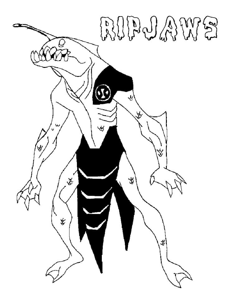 Desenho de Ben 10 para imprimir