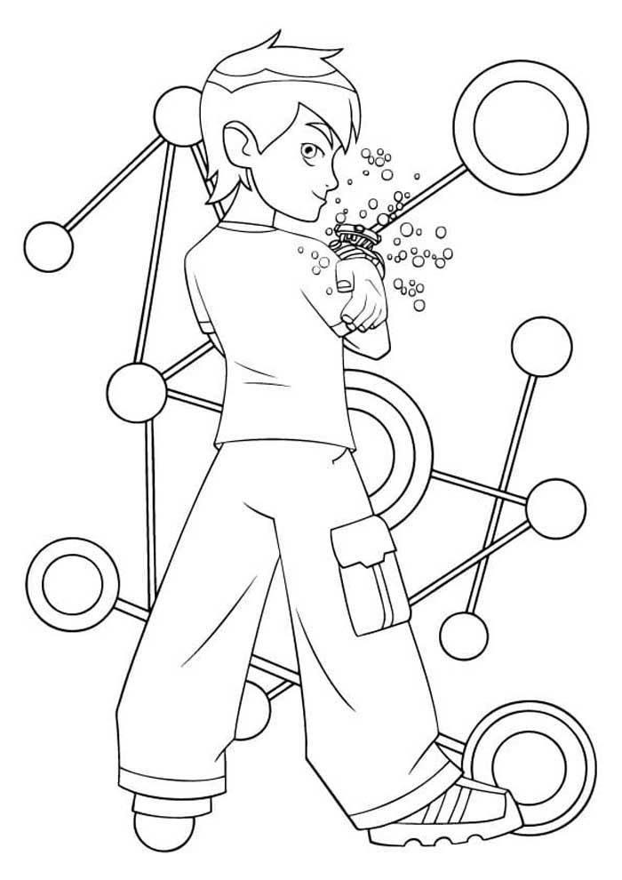 Desenho de Ben 10 para imprimir